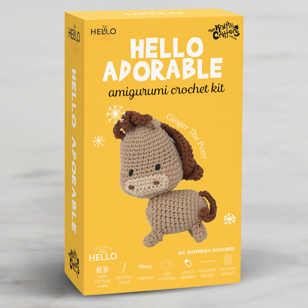 Hello Adorable Amigurumi Kiti - Gınger The Pony - KC885